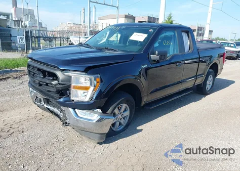2021 Ford F-150 Xl z USA, uszkodzony, nr VIN 1FTEX1EP3MFC93375
